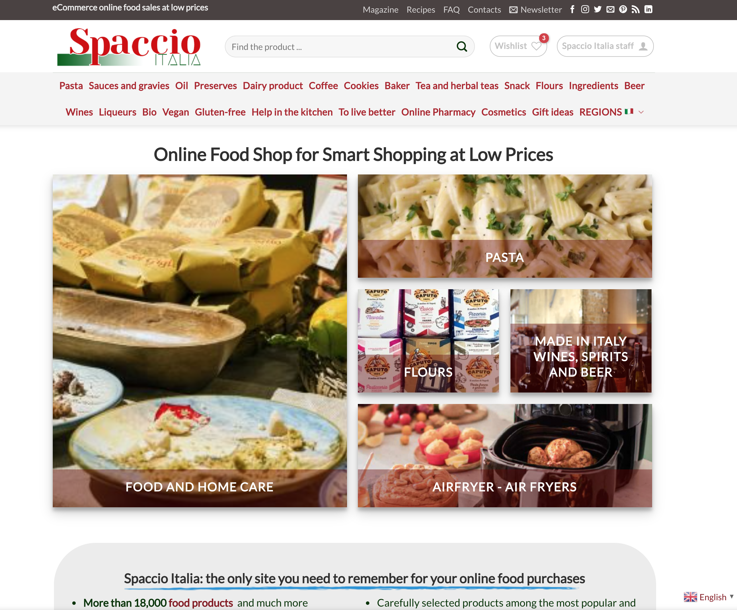 Spccio Italia Food - Italian Grocery Online Shop