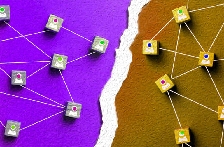 political polarization social media facebook