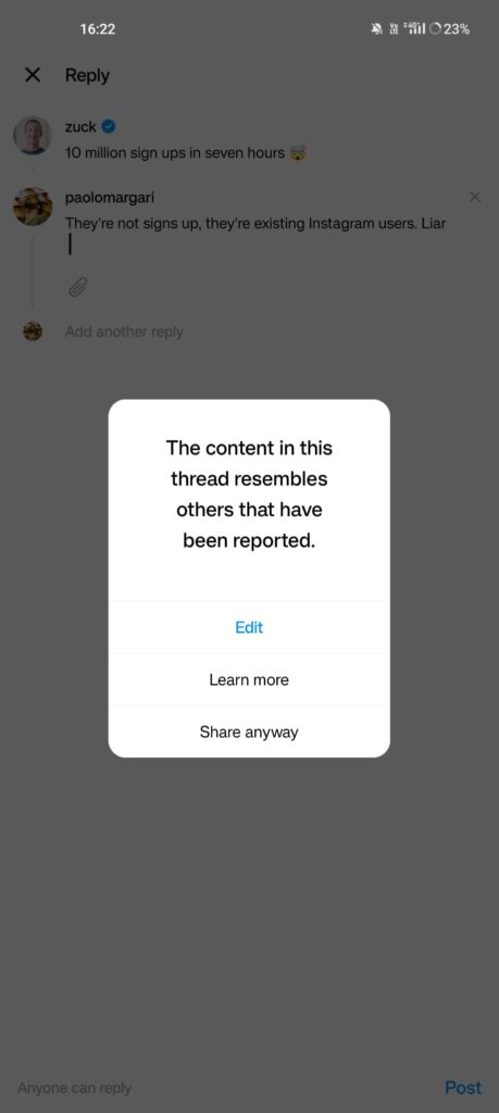 threads social media meta